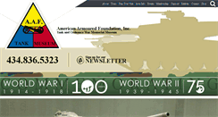 Desktop Screenshot of aaftankmuseum.com